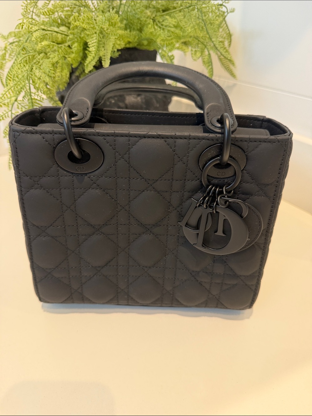 Dior Lady Ultra matte calfskin small ABC bag. - Picture 3 of 7